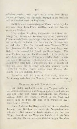 Begegnung mit Nashörnern