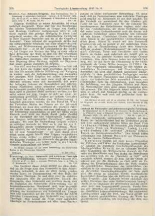 105-106 [Rezension] Steubing, Hans, Naturrecht und natürliche Theologie im Protestantismus
