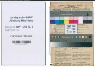 Entnazifizierung Werner Hartmann , geb. 22.01.1901 (Kaufmann)