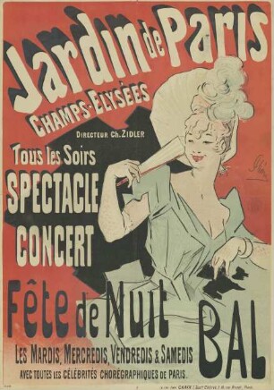 Jardin de Paris Champs-Elysées Tous les Soirs Spectacle Concert Fête de Nuit