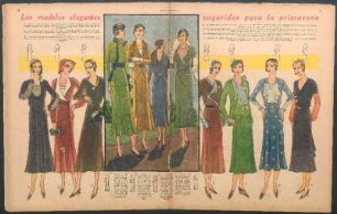 Los modelos elegantes sugeridos para la primavera [Dibujos]