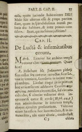 Cap. II. De Lucta & infirmitatibus eorum.