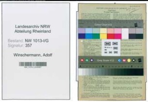 Entnazifizierung Adolf Winschermann , geb. 02.02.1895 (Schlosser)