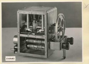UKW Spektrometer, Wobbler Vorderseite links, Foto 1954