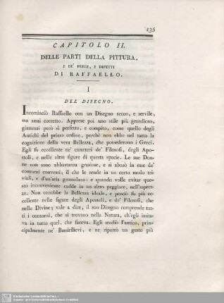 I. Del Disegno.