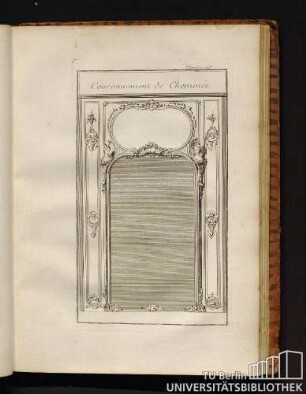 Planche 198. Couronnement de Cheminée.