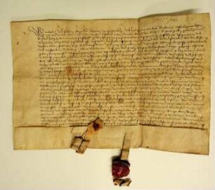 Schadlosbrief der Grafen zu Fürstenberg