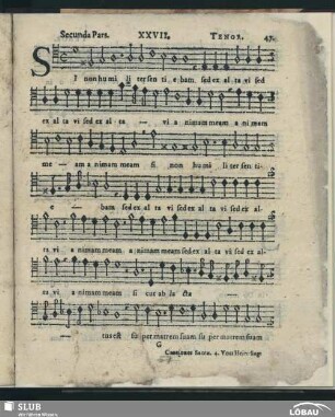 XXVII. Si non humiliter; SWV 79