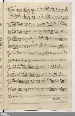1182. Aria: Miei sospiri che intorno volate / Naumann, J.G.