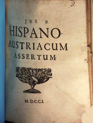 Jus Hispano-Austriacum Assertum