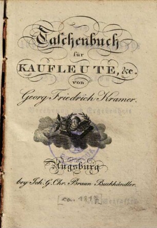 Taschenbuch für Kaufleute, etc.