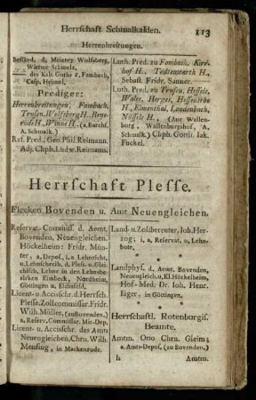 Herrschaft Plesse
