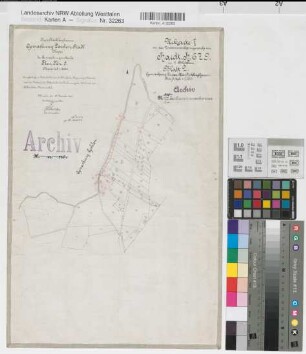 Gahlen (Dorsten), Zusammenlegung Hardt, Urkarte I Bl.2