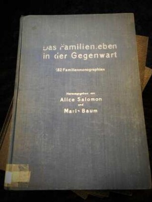 Akademie für soziale und pädagogische Frauenarbeit - Veröffentlichung- Familienleben in der Gegenwart