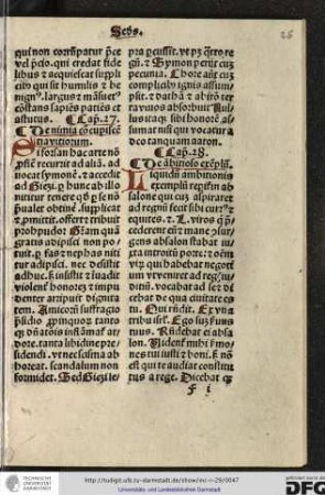 De nimia concupiscentia vitiorum.