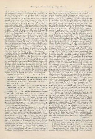 427-428 [Rezension] Gottschick, Johannes, Die Bedeutung der historisch-kritischen Schriftforschung für die evangelische Kirche