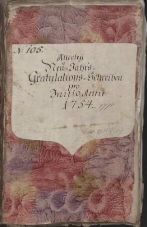 Allerlei Neujahrs-Gratulationsschreiben