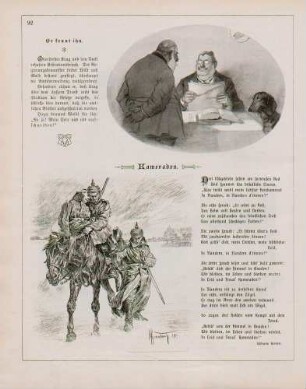 "Er kennt ihn" "Kameraden"