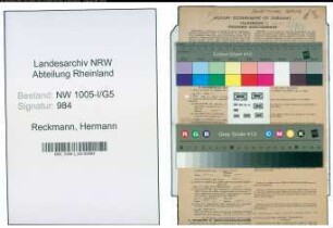 Entnazifizierung Hermann Reckmann , geb. 02.06.1904 (Kommunalbeamter)