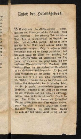 Zusatz des Herausgebers