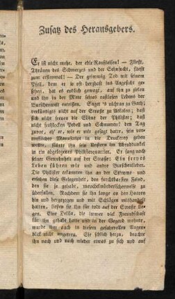 Zusatz des Herausgebers