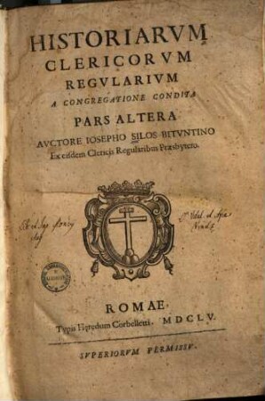 Historia clericorum regularium a congregatione condita, 2