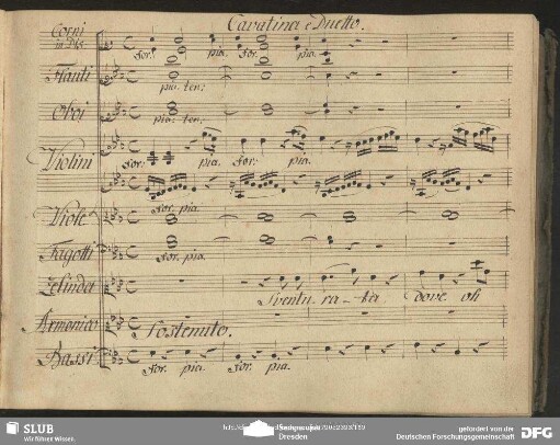 Cavatina e Duetto: "Sventurata dove oh Dio"