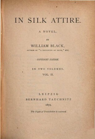 In silk attire : a novel, 2