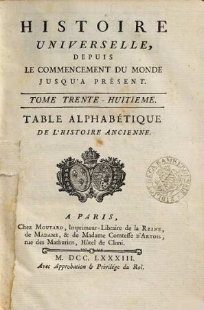 Histoire Universelle, Depuis Le Commencement Du Monde Jusqu'A Présent : Composée en Anglois par une Société de Gens de Lettres ; Nouvellement Traduite En François Par Une Société De Gens De Lettres, 38