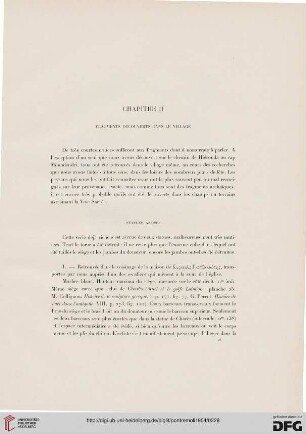 Chapitre II: Fragments découverts dans le village