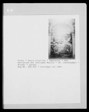 Das Martyrium des heiligen Maurus