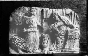 Kenzingen Relief Alabaster Verkündigung (15. Jahrhundert)