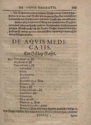 TRACTATUS DE AQUIS MEDICATIS.
