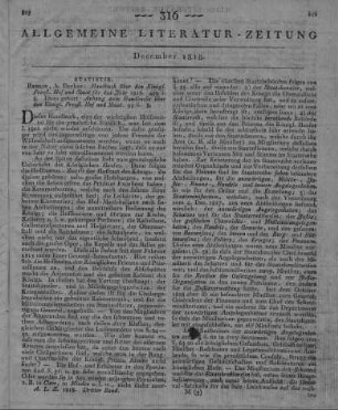 Handbuch über den Königl. Preuß. Hof und Staat. Für das Jahr 1818. Berlin: Decker 1818
