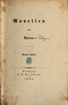 Novellen, 1