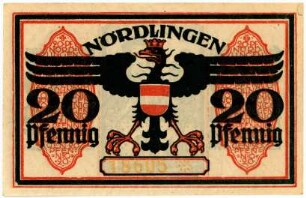 Geldschein / Notgeld, 20 Pfennig, 2.10.1918