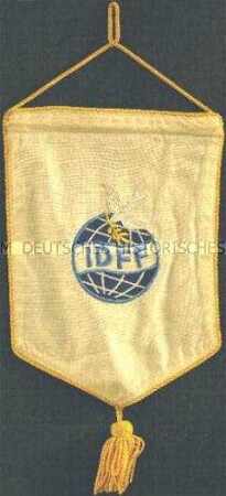 Wimpel der Internationalen Demokratischen Frauenföderation