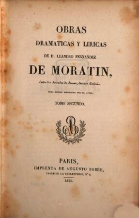 Obras Dramaticas y Liricas, 2