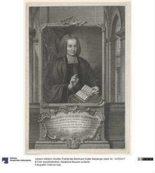 Porträt des Bernhard Walter Marperger
