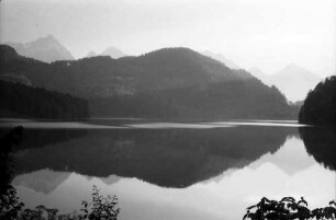 Schwangau: Alpsee und Spiegelung