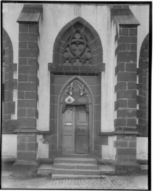 Gernsbach Liebfrauenkirche Ansicht Nordportal (nördliches Seitenschiff)
