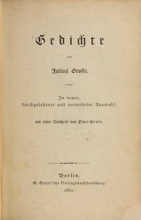 Gedichte