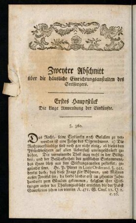 122-220, Zweyter Abschnitt.