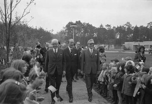 Staatsbesuch von Bundespräsident Dr. Gustav Heinemann und seiner Frau Hilda Heinemann in Karlsruhe