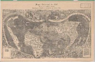 Vniversalis Cosmographia Secvndvm Ptholomæi Traditionem Et Americi Vespucii Aliorvmqve Lvstrationes