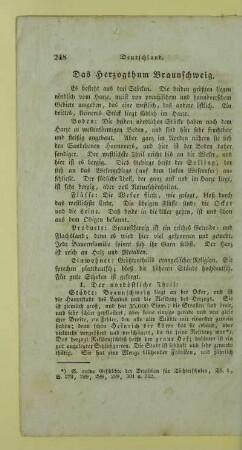 Das Herzogthum Braunschweig