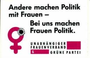 Frauen in Parteien zur Wendezeit