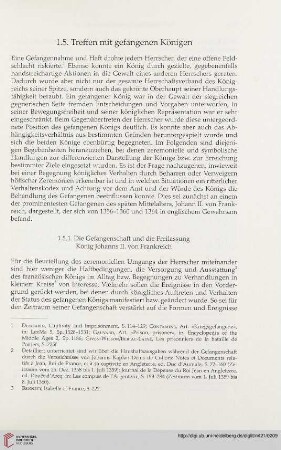 1.5.1. Die Gefangenschaft und die Freilassung König Johanns II. von Frankreich