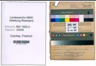 Entnazifizierung Friedrich Czeckay, geb. 13.08.1902 (Lederhaendler)