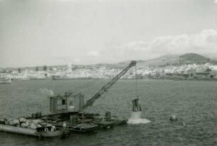 Hafenbau Ponta Delgada Azoren, Portugal, 1937-1940